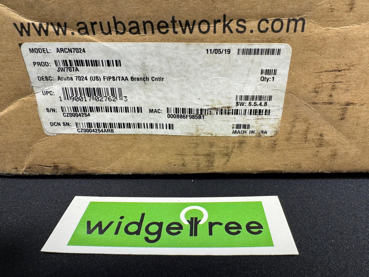 HPE Aruba 7024 24-Port 10 Gigabit Wireless LAN Controller - JW707A / Used