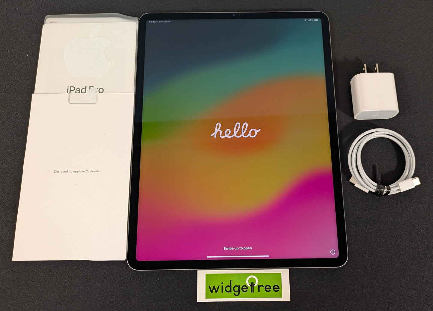 Apple iPad Pro (2021, 5th Gen) 12.9" M1 Chip 16GB 1TB Wi-Fi Tablet - MHNM3LL/A / New