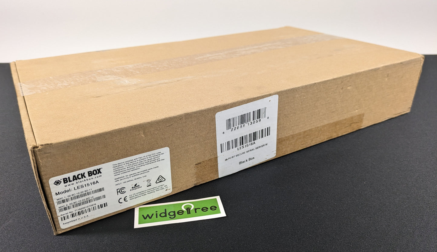 Black Box 16-Port Secure Serial Console Server - LES1516A / New