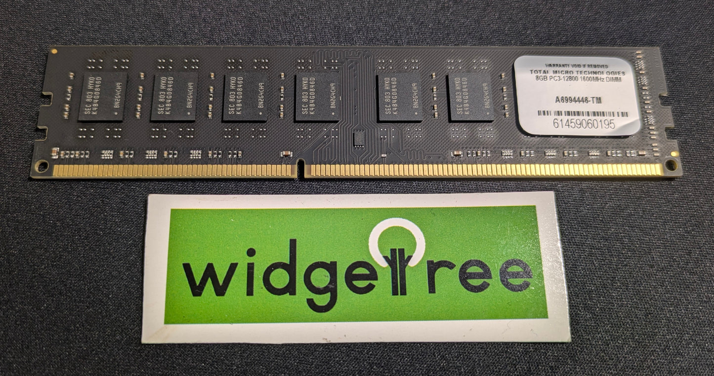 Total Micro Dell 8GB DDR3 (PC3-12800) 240-Pin DIMM Memory - A6994446-TM / Used