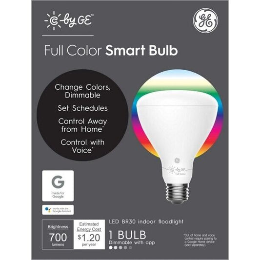 C By GE 700-Lumen LED Color Smart Floodlight - 93103487 New
