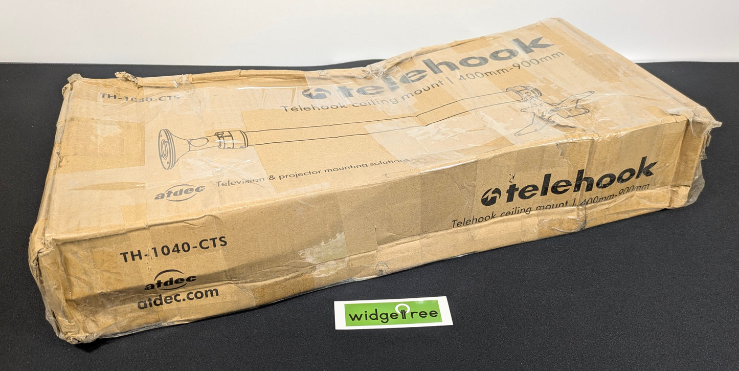 Telehook 17-42" Short-Length Tilt Ceiling TV Mount Pole - TH-1040-CTS / New
