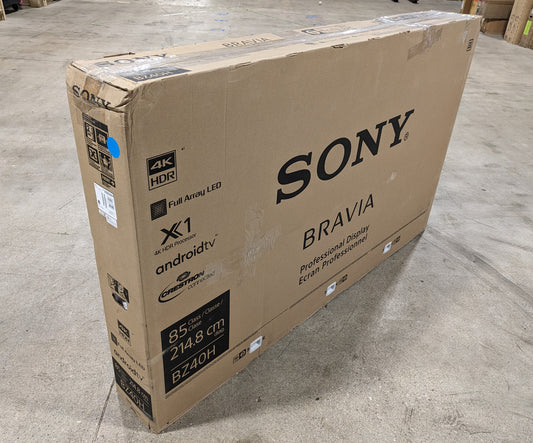 Sony BRAVIA 85" 4K UHD HDR LED Digital Signage - FW85BZ40H Used