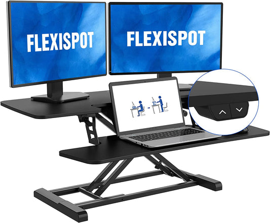 FlexiSpot M2 35" Height-Adjustable Standing Desk Riser - M2B Used