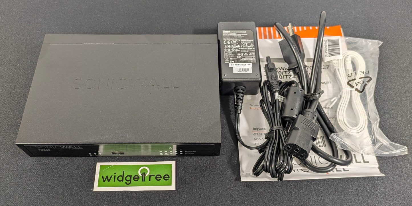 SonicWall TZ350 TotalSecure Network Security Device - 02-SSC-2296 / Used