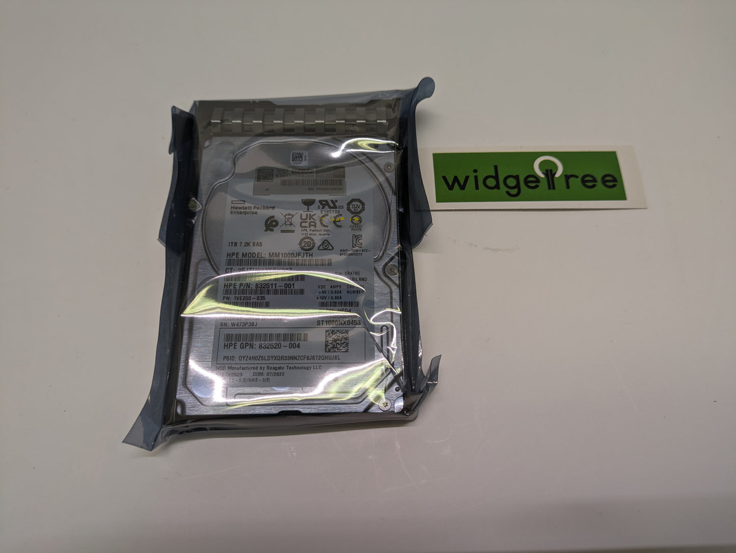 HPE 1TB 2.5" SAS Internal Hard Drive - P53563-B21 / Used