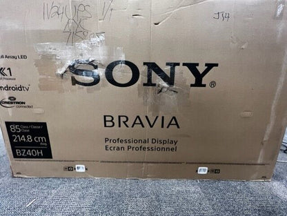 Sony BRAVIA 85" 4K UHD HDR LED Digital Signage - FW85BZ40H Used