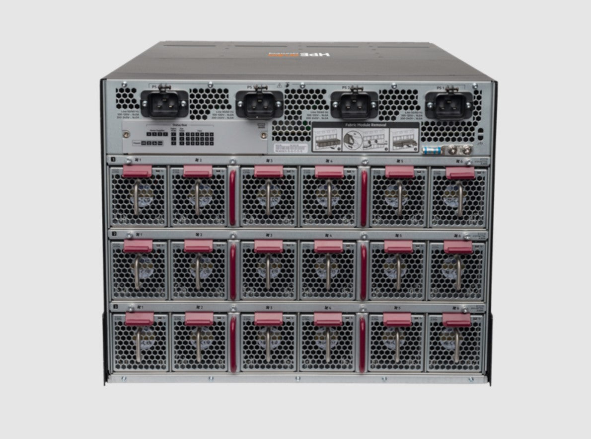 HPE Aruba 8400 8-Slot Chassis & X462 Rail Kit Cable Manager Bundle - JL375A / Used