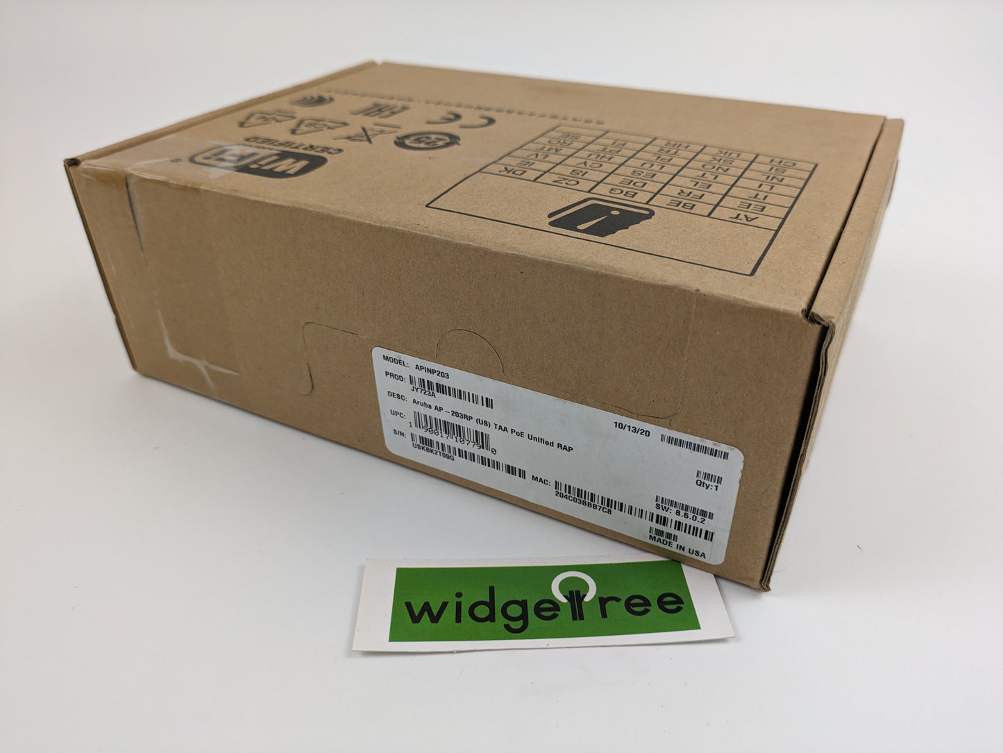 HPE Aruba AP-203RP Wireless Access Point - JY723A / Used