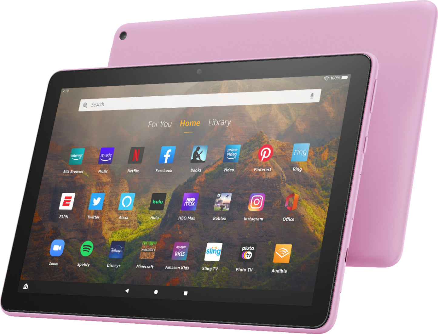 Amazon Fire HD 8 (10th) 8" 64GB Lavender Tablet - K72LL4