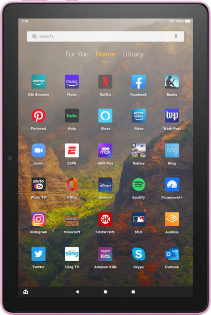 Amazon Fire HD 8 (10th) 8" 64GB Lavender Tablet - K72LL4 Used