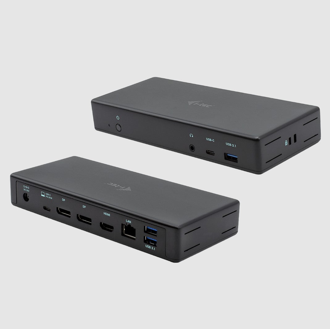 i-Tec USB-C Triple Display Metal Docking Station - C31TRIPLEDPDPRUS / Used