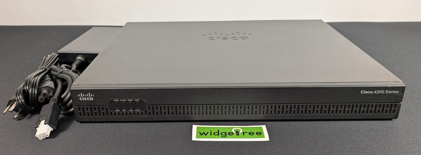 Cisco 4321 Integrated Services Gigabit Router - ISR4321/K9 V05 / Reconditioned