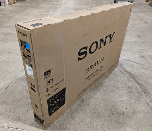 Sony BRAVIA 75" 4K HDR LED Commercial TV - FW75BZ30J New