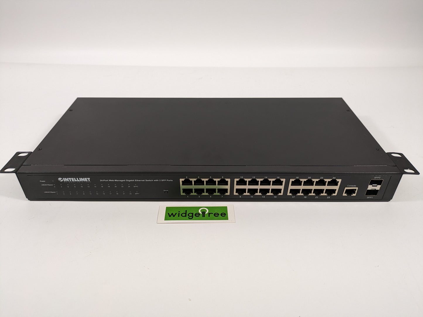 Intellinet Web-Managed 24x SFP Gigabit Ethernet Switch - 560917 / Used