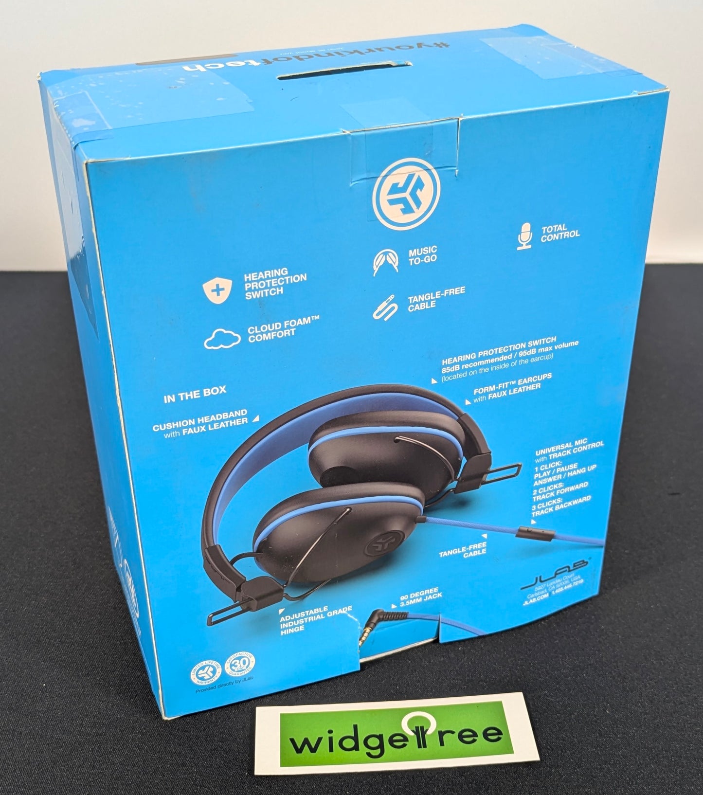 JLab JBuddies Pro Wired Kids Headphones - HJPRORBLU4 / New