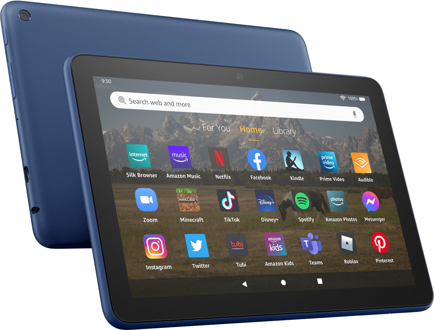 Amazon Fire HD 8 (10th) 8" 32GB Denim Tablet - K72LL4 Reconditioned