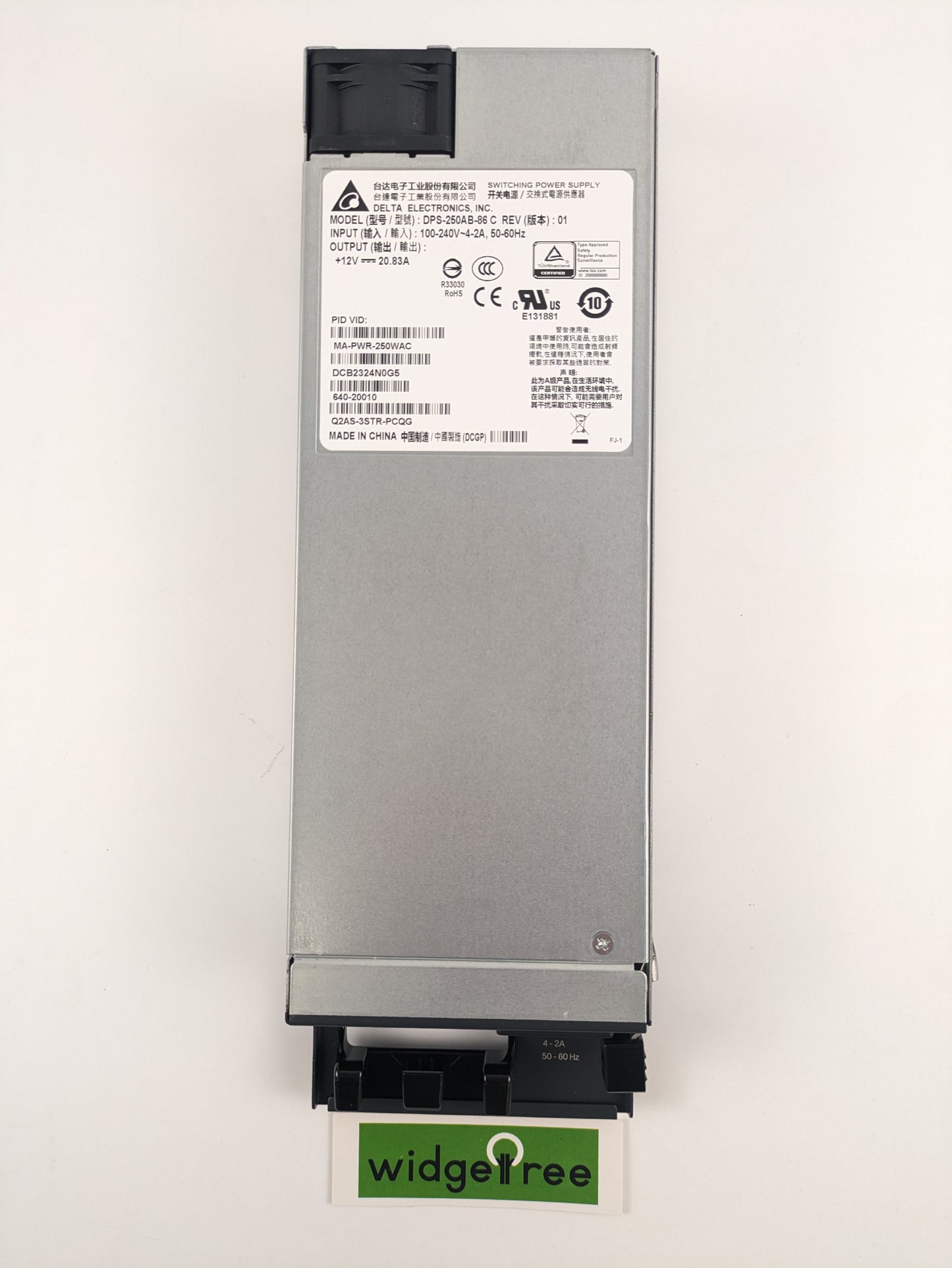 Cisco Meraki 250WAC Power Supply Module - A40-20010-A / Used