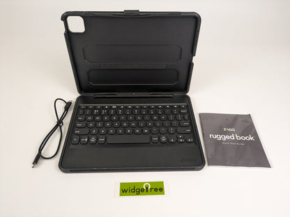 ZAGG Rugged Book Detachable iPad Case & Magnetic-Hinged Keyboard - 103107270 Used