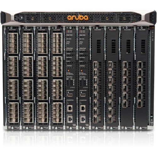 HPE Aruba 8400 8-Slot Chassis & X462 Rail Kit Cable Manager Bundle - JL375A / Used