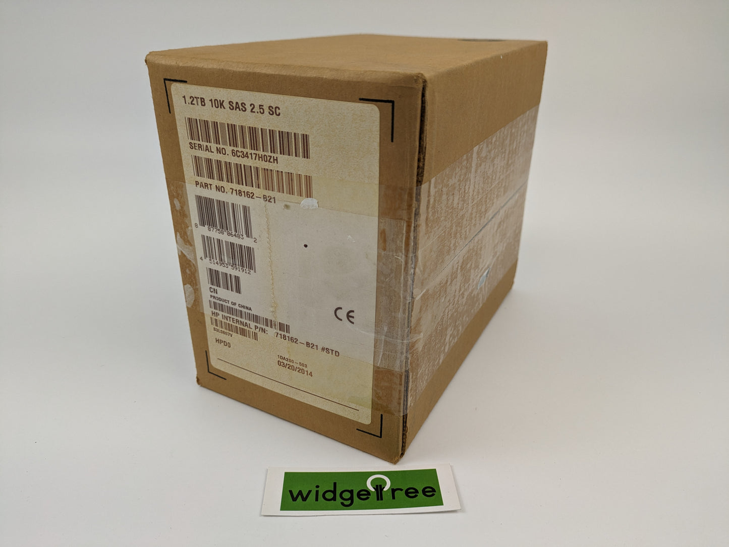 HP Proliant 2.5" 1.2TB 10K RPM SAS Small Form Factor Hard Drive - 718162-B21 /  Used