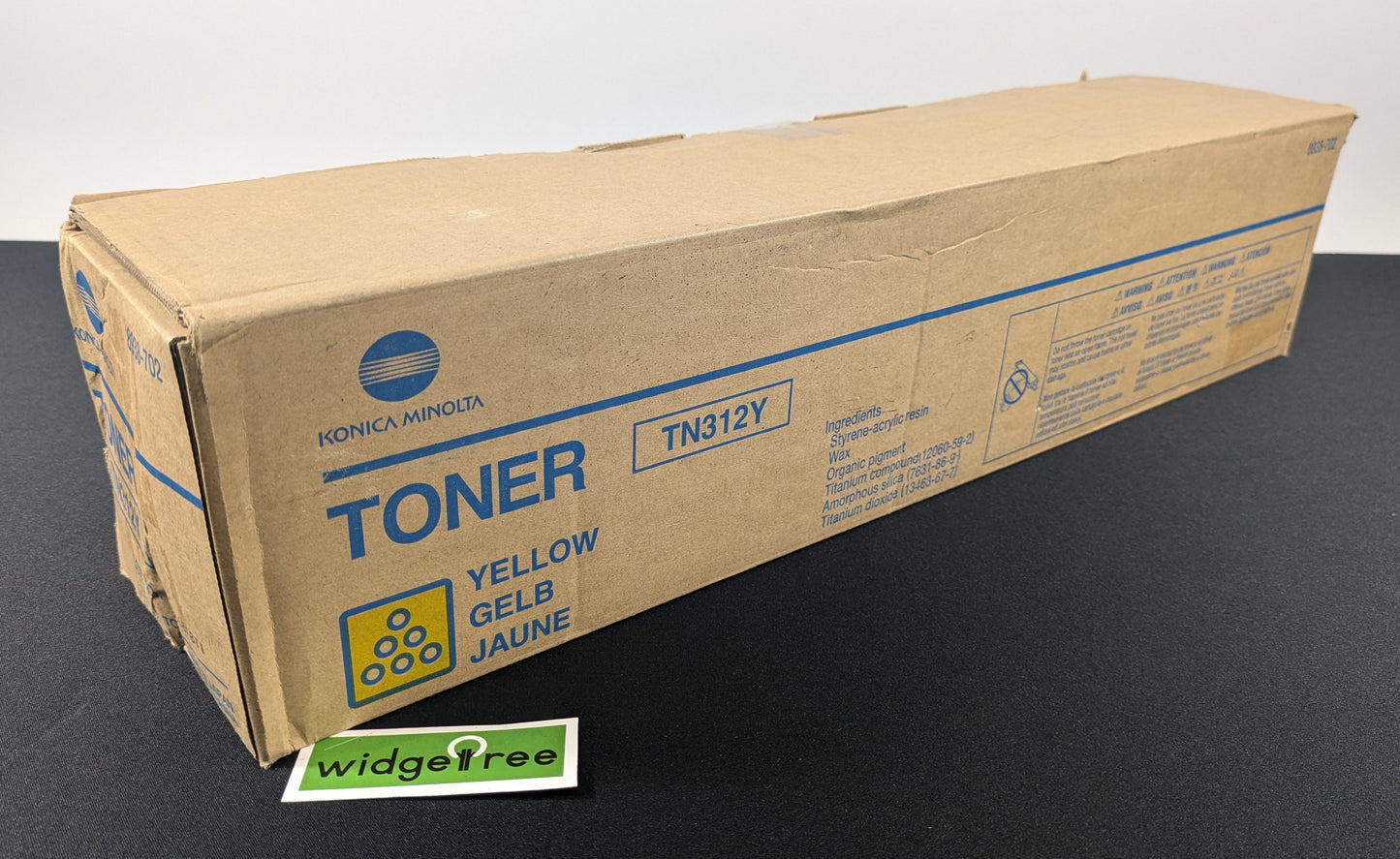 Konica Minolta TN312Y Yellow Toner Cartridge - 8938702 /  New