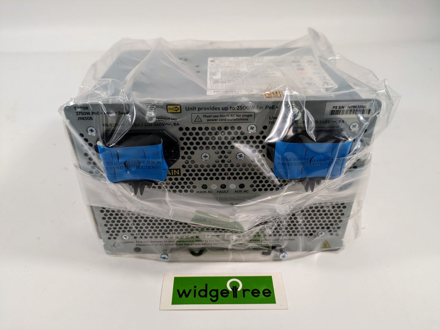 HPE Aruba 5400R 2750W PoE+ zl2 Power Module - J9830B /  Used