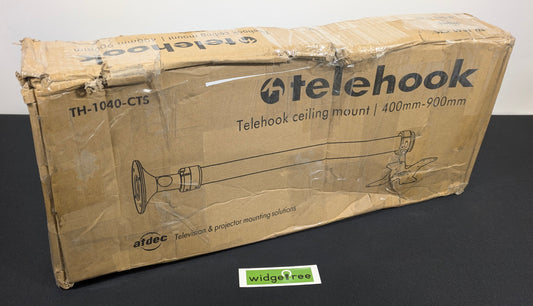 Telehook 17-42" Short-Length Tilt Ceiling TV Mount Pole - TH-1040-CTS /  New