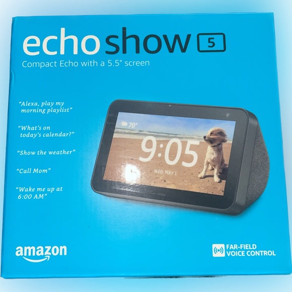 Amazon Echo Show 5 Smart Display with Alexa Charcoal - 23-004817-01 49.99