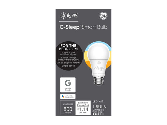 C by GE - A19 Bluetooth Smart LED Light Bulb 2PK - 93096307 28.99