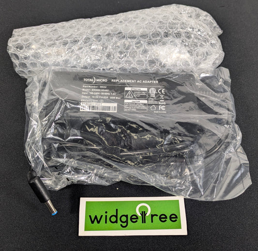 Total Micro HP 4.5mm 90W Laptop AC Power Adapter - 710413-001-TM /  Used