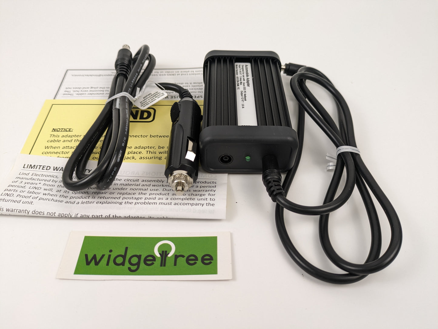 Lind ASUS Notebook 12V Auto Power Adapter Kit - AS1230-2546 /  Used