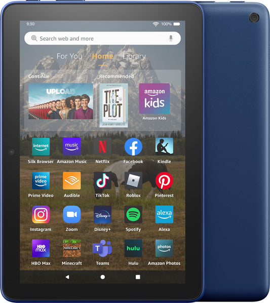 Amazon Fire HD 8 (10th) 8" 32GB Denim Tablet - K72LL4 Used