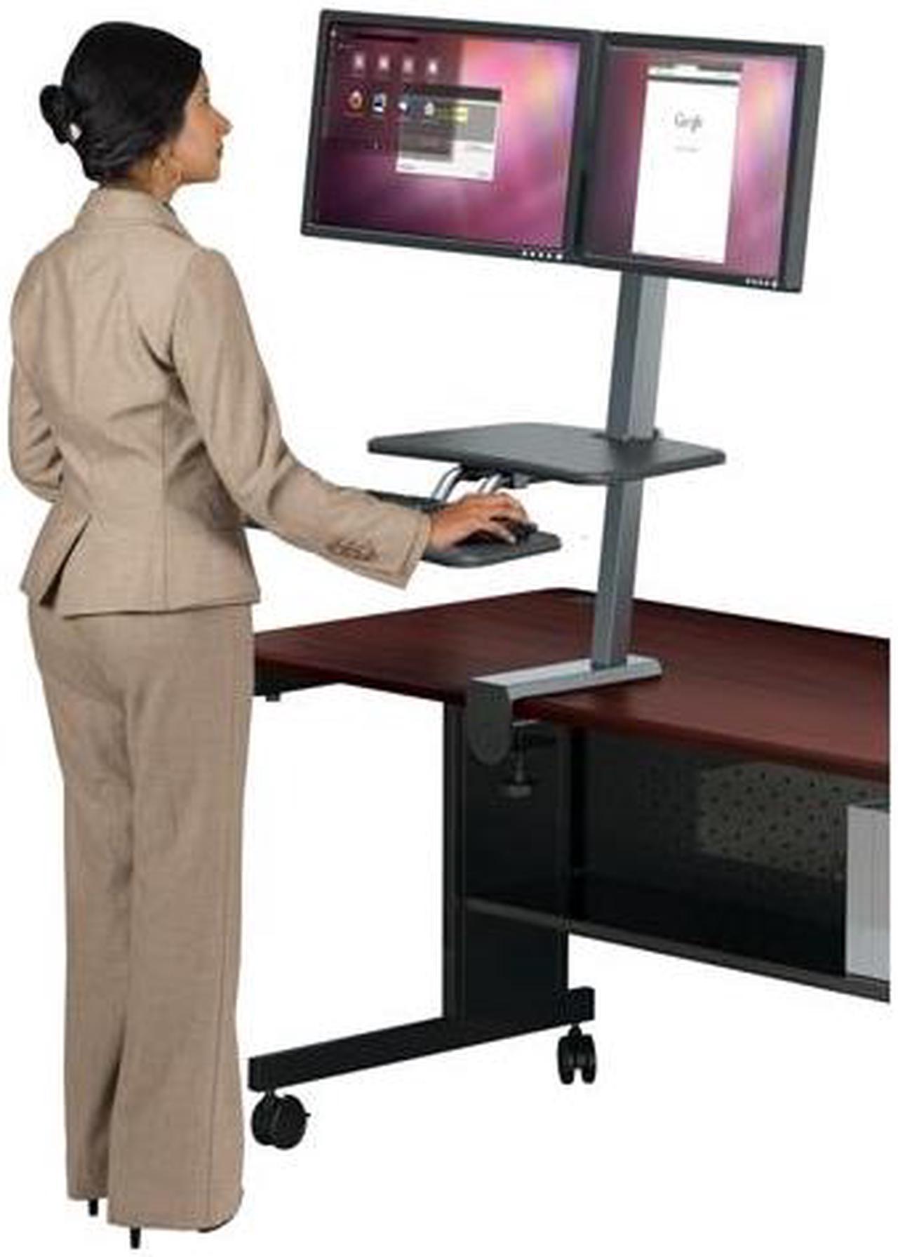 Balt Up-Rite 18" Desk Mounted Sit/Stand Workstation - 90530 /  Used