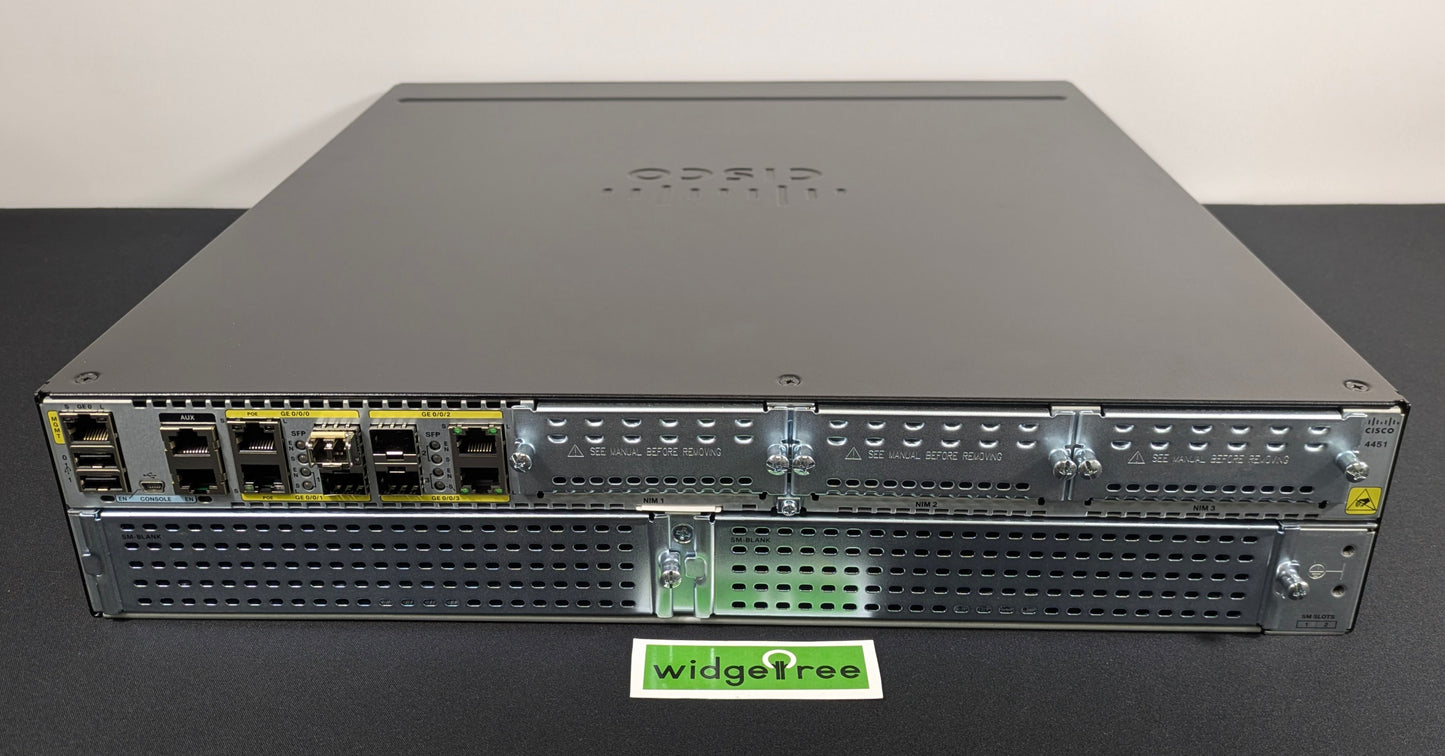Cisco Integrated Services Gigabit Router - ISR4451-X/K9 V08 /  Used