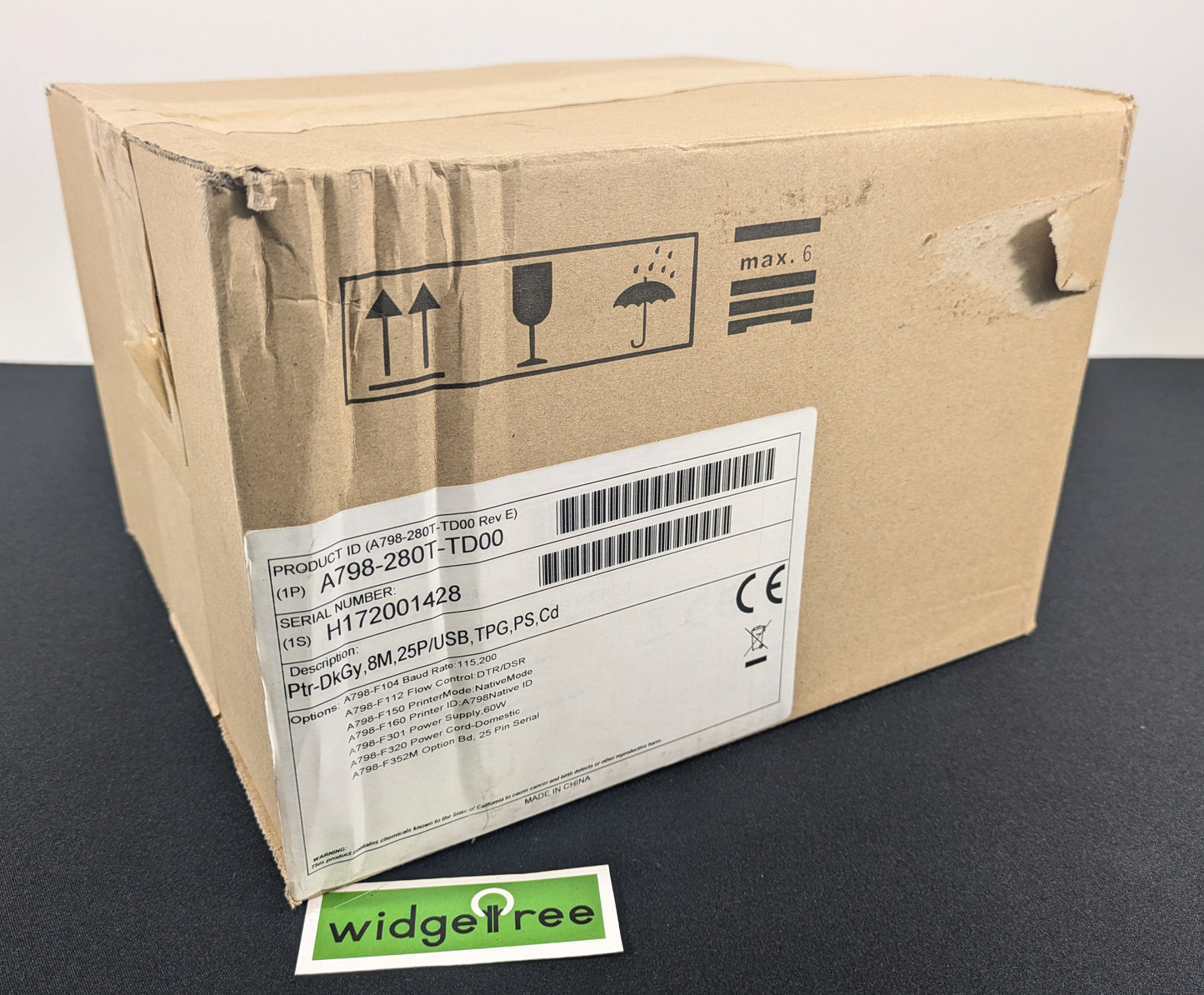 CognitiveTPG A798II Direct Thermal Receipt Printer - A798-280T-TD00 /  New