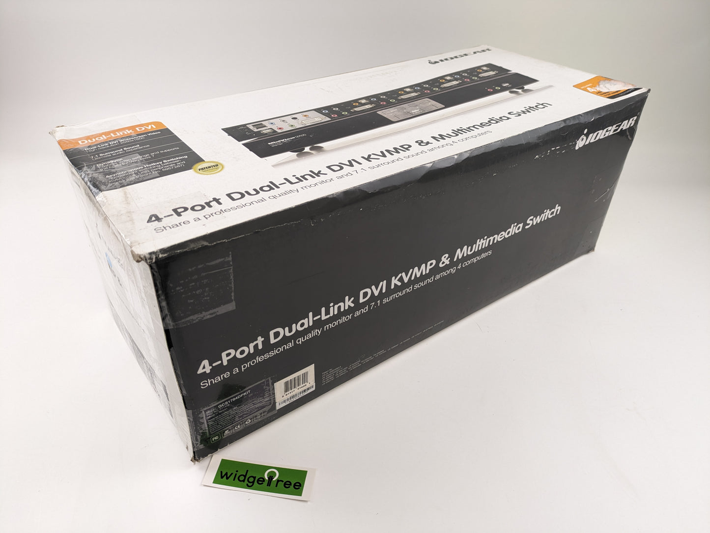 IOGEAR 4-Port Dual-Link CVI KVMP & Multimedia Switch - GCS1784 /  Used