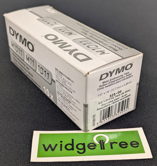 DYMO M1011/M11/1011 Metal Embossing Tape 10pk - 325-00 /  New