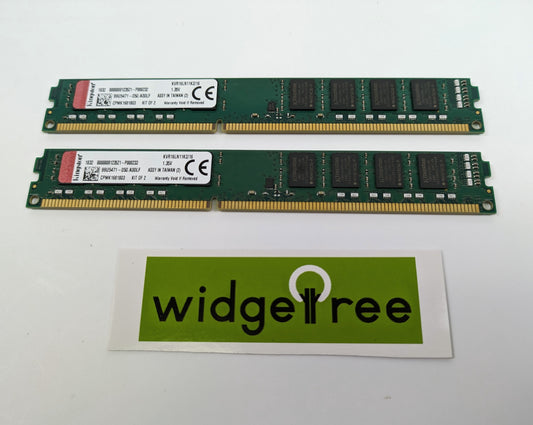 Kingston ValueRAM 16GB (2x 8GB) DDR3 SDRAM Memory - KVR16LN11K2/16 Used