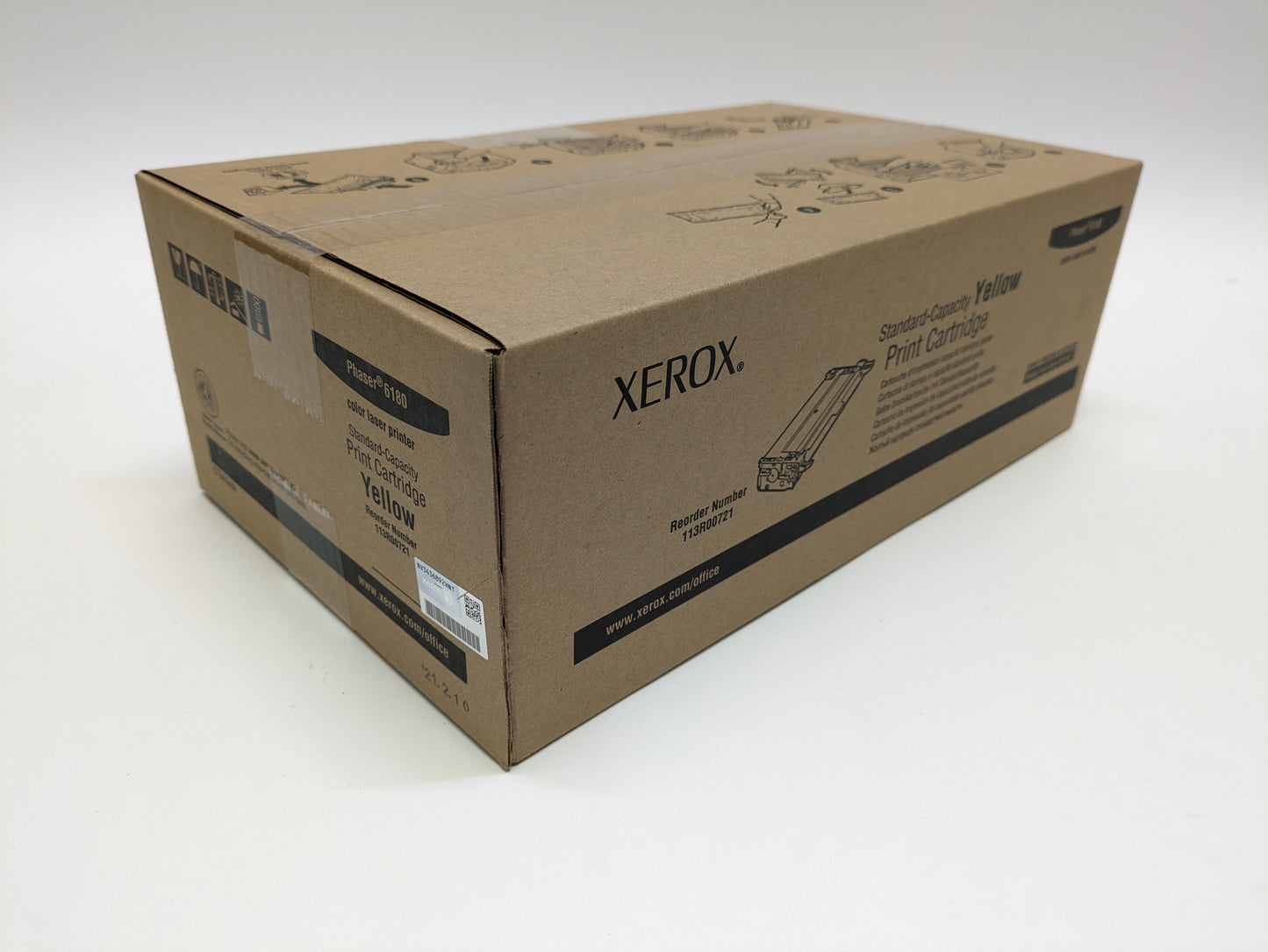Xerox Phaser 6180 Yellow Print Cartridge - 113R00721 New