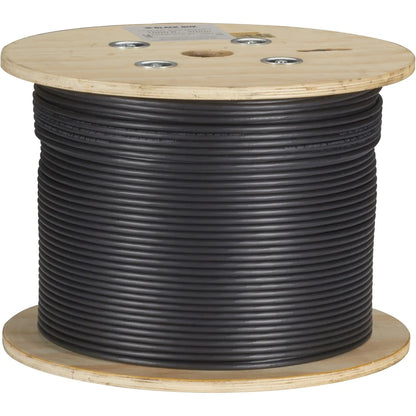 Black Box GigaTrue Category 6A Bulk Cable Riser, Black 1000' FT