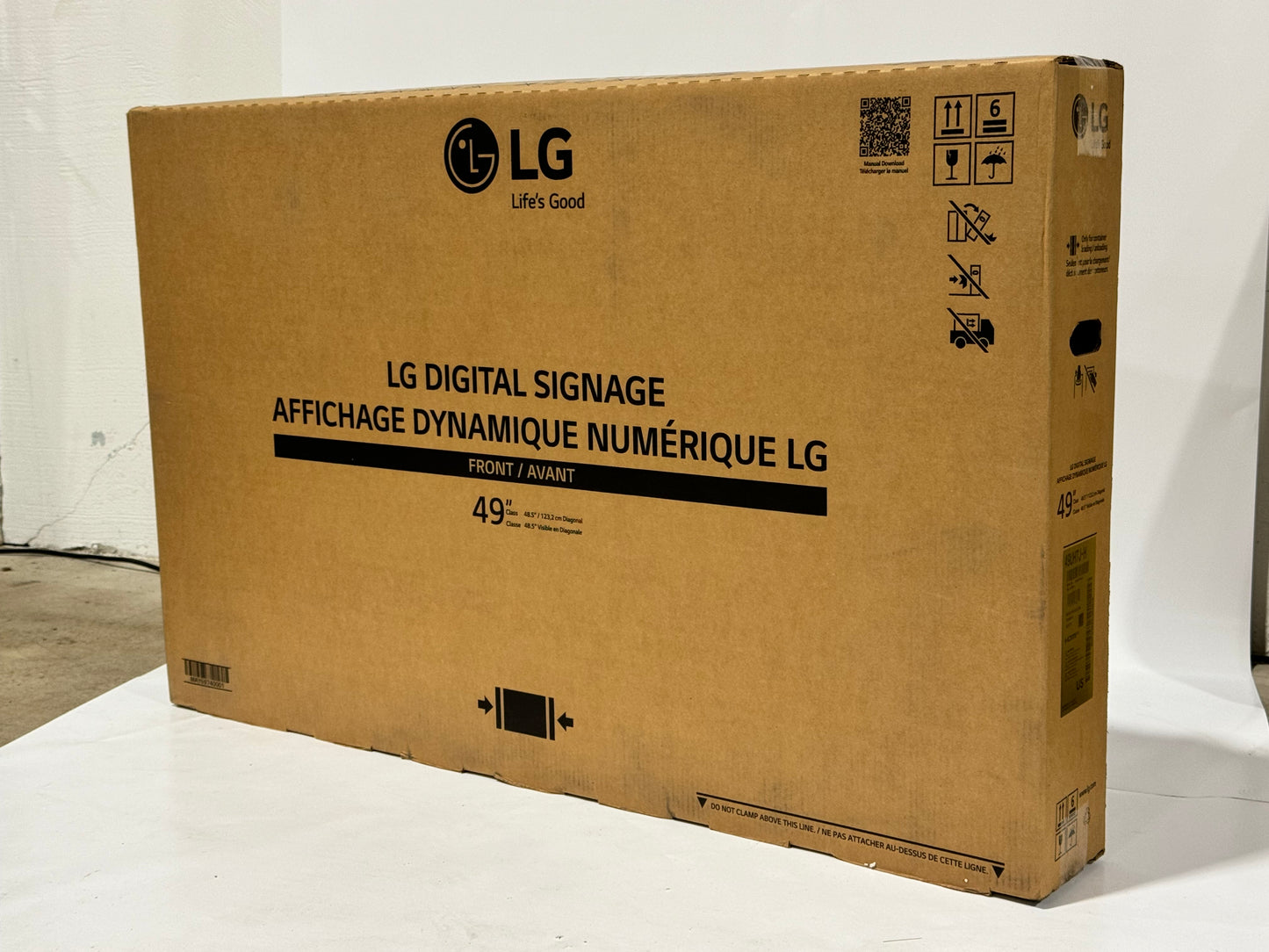 LG 49" UHD LED Backlit LCD Large Format Monitor Display -