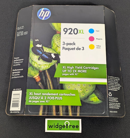 HP 920XL Color Officejet Ink Combo Pack - 519672 /  New