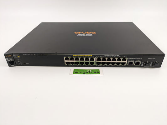 HPE Aruba 2530 24G SFP PoE+ Gigabit Ethernet Switch - J9779A#ABA /  Used