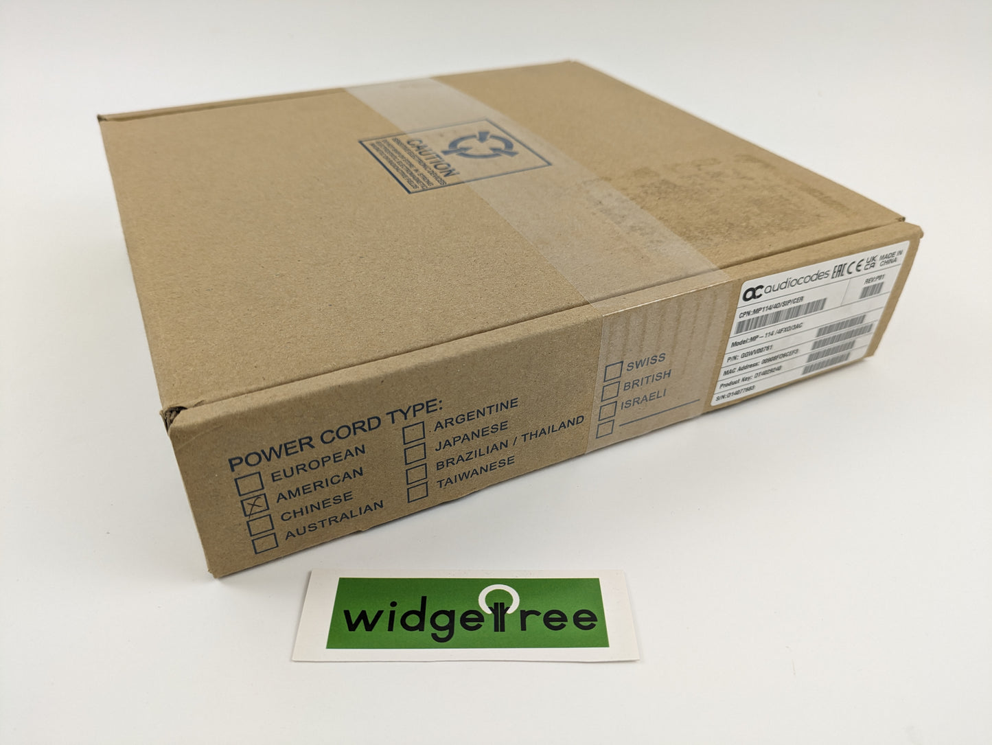 AudioCodes MediaPack 114 FXO Analog VoIP Gateway Device - MP114/4O/SIP/CER /  Used