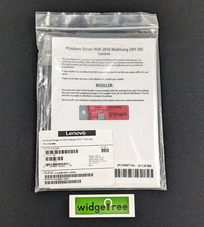 Lenovo Microsoft Windows ROK 2016 MultiLang ORY OEI Storage Server - 01GU599 /  New
