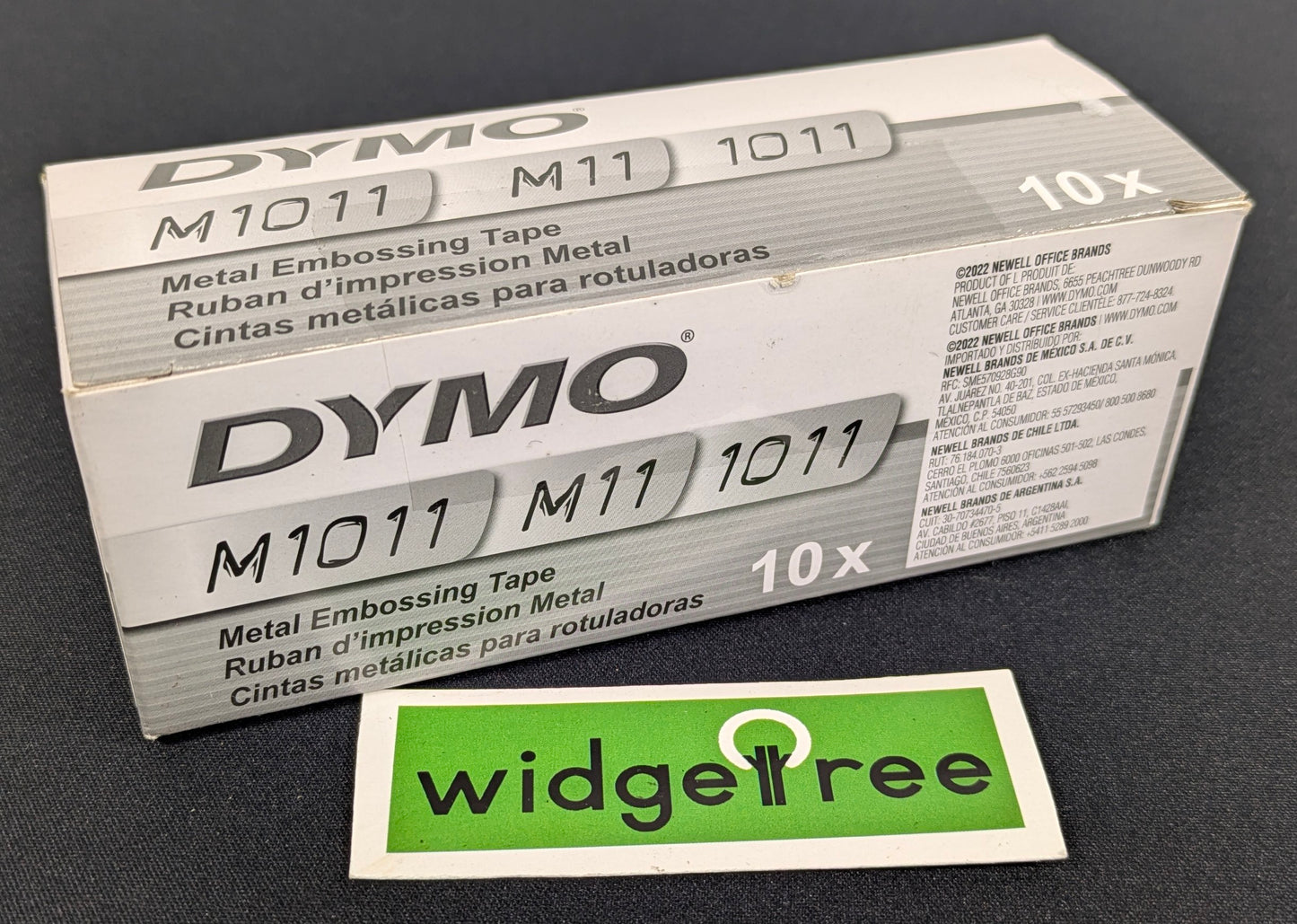 DYMO M1011/M11/1011 Metal Embossing Tape 10pk - 325-00 /  New