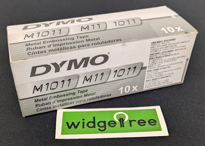 DYMO M1011/M11/1011 Metal Embossing Tape 10pk - 325-00 /  New