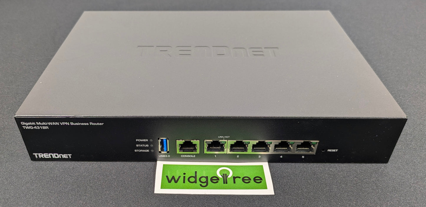 TRENDnet Gigabit Multi-WAN VPN Business Router - TWG-431BR /  Reconditioned