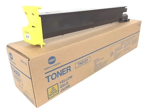 Konica Minolta TN312Y Yellow Toner Cartridge - 8938702 /  New